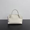 Minimalist Top Grain Leather Tote Bag Women Large Capacity Commute Versatile Small Design Crossbody Handbag