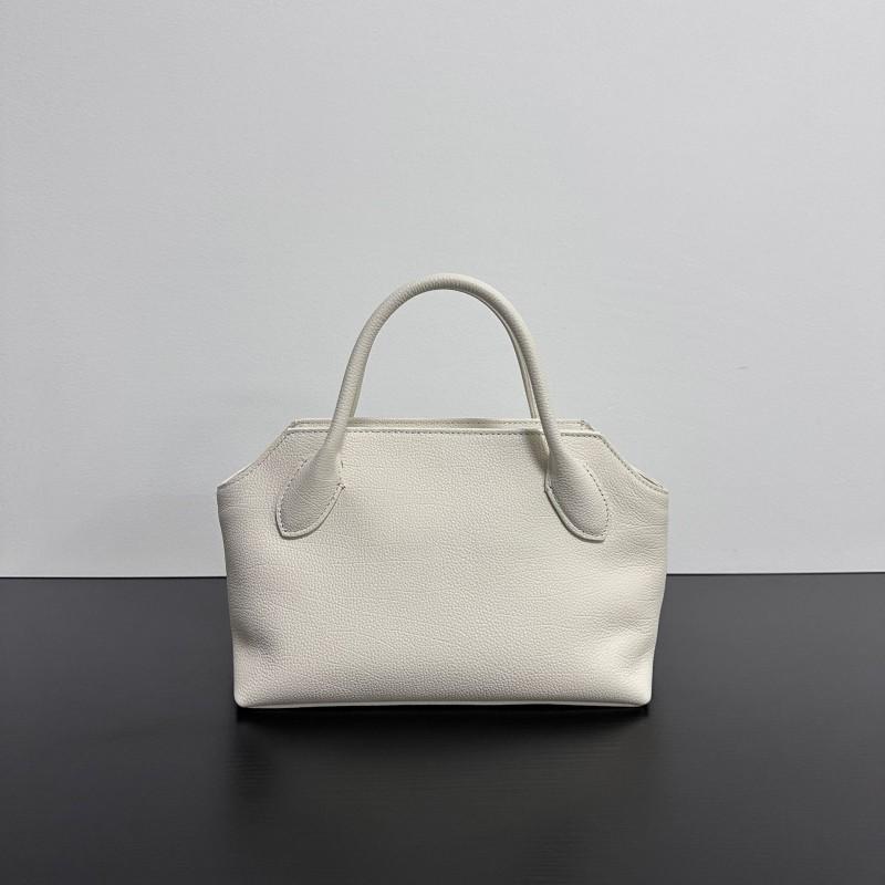 Minimalist Top Grain Leather Tote Bag Women Large Capacity Commute Versatile Small Design Crossbody Handbag