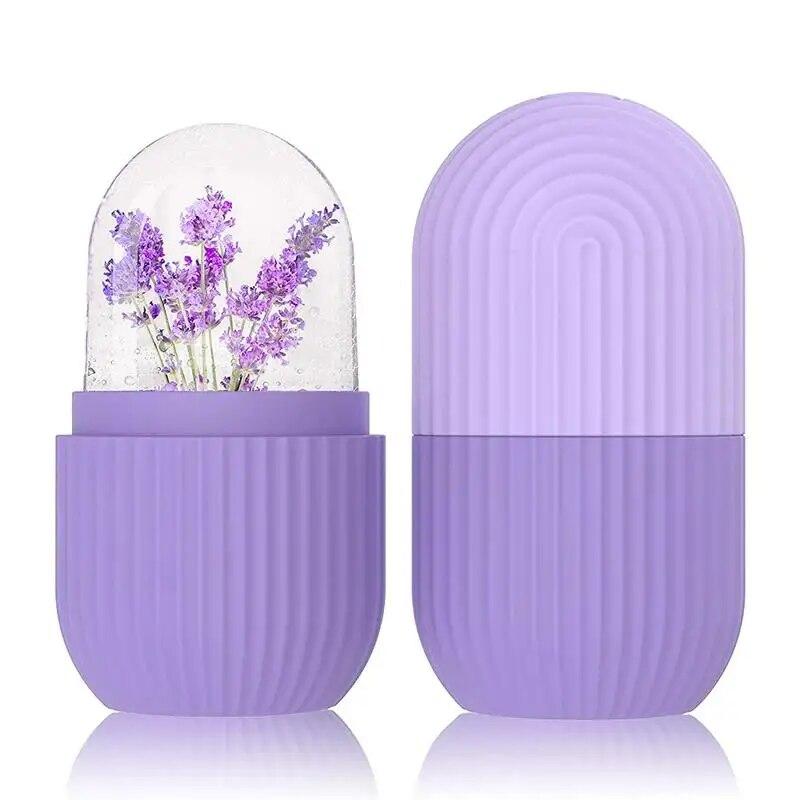 Vassoi per cubetti di ghiaccio in silicone Beauty Lifting Ice Ball Massaggiatore viso Contouring Eye Roller Trattamento viso Ridurre l'acne Strumento per la cura della pelle