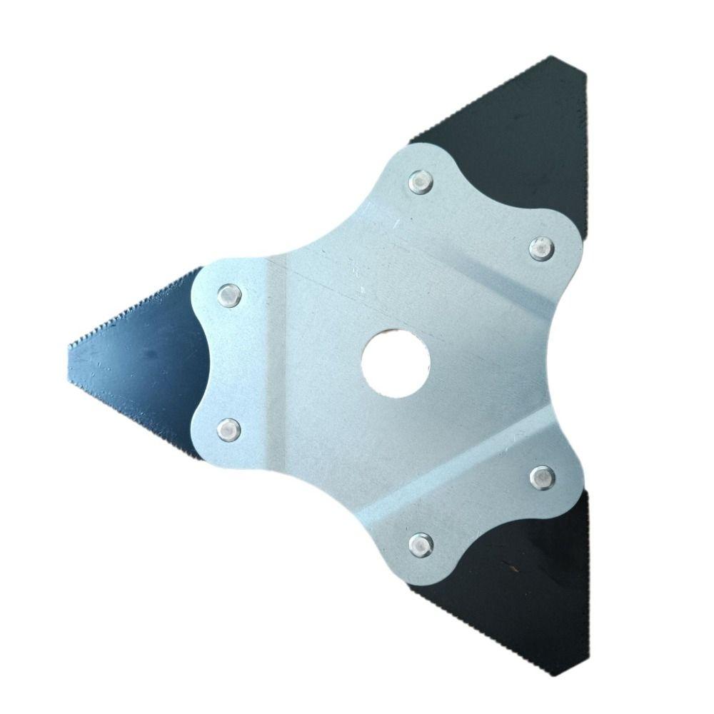 Manganese Steel Quenched Triangular Blades Dual-use Double-sided Blades  Lawn Mowing