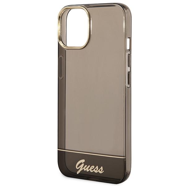 Guess Guhcp14Mhgcok Iphone 14 Plus / 15 Plus 6.7 Czarny/Black Hardcase Translucent