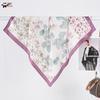 Artistic Forest-Style Faux Silk Scarf for Women - Versatile Neck or Photo Prop Accessory
