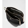 Lululemon Double Zip Clippable Card Pouch Black Black Gold