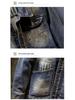 Men's Retro Dark Denim Jacket: Trendy European & American Street Style 