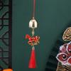 6pcs 2026 Year of The Horse Wall Hanging Ornament Metal Metal Wind Chime  Bonsai Decor