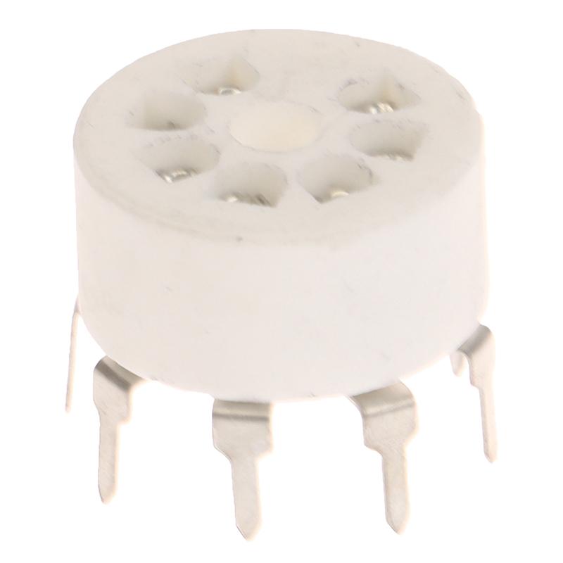 1Pcs 6Aq5 Eaa91 6J1 6J2 6X4 6Z4 Tube Socket Gold-Plated Socket For 7Pin B7G Vaccum Tube Amplifier Audio Diy