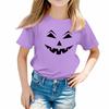 Toddler Girl Boy T-Shirts Halloween Day Kids Top Boys And Girls Printed Short Sleeved T-shirt