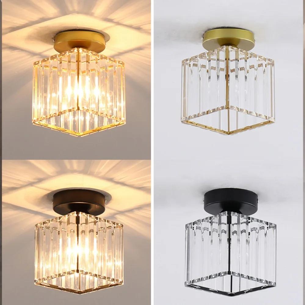 Xiaomi Nordic Modern Simple Led Ceiling Lights Acrylic Crystal Lampshade Unique Lamp Designs Wall Aisle Corridor Living Room Pendant