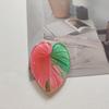 6pcs Creative Lifelike Tropical Green Plants Refrigerator Magnets Cute Refrigerator Magnets Whiteboard Sticker Decorative