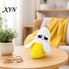 Kids Musical Plush Toy Banana Toy, Fruit Sensing Metronome with Sounds, Interactive Music Playing Doll Sound for Kids, Cute Motion Sensor Keyring Gift