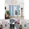Stylish Blackout And Tulle Drapes With Hollowed Out Star Design For Living Room Decor