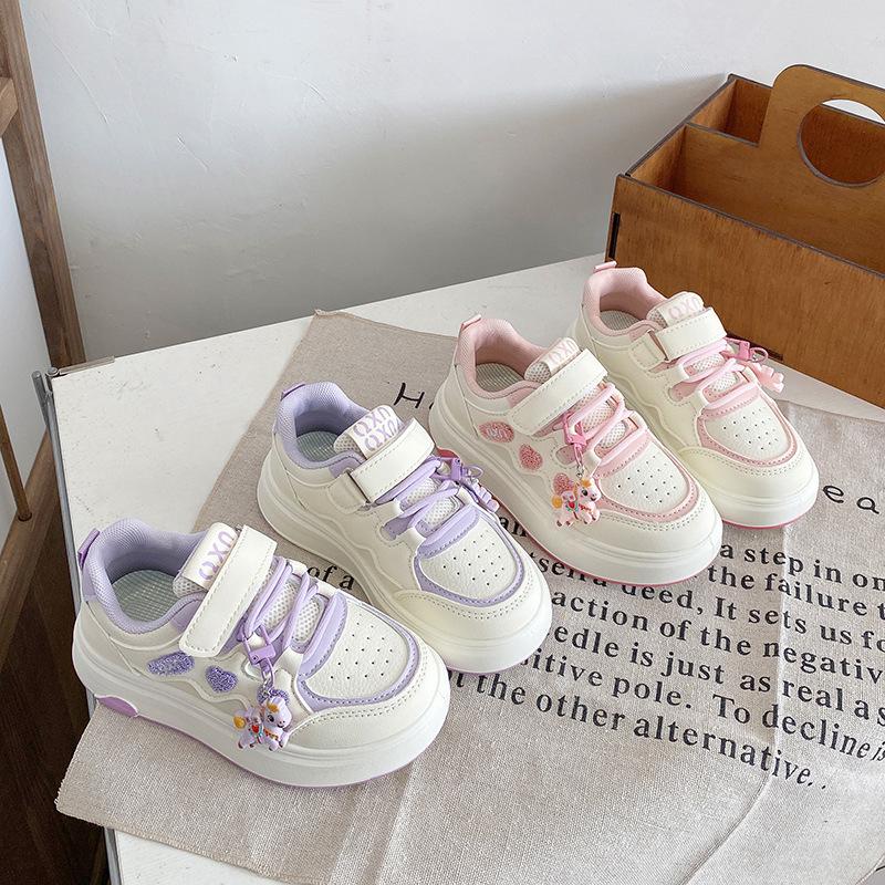 Versatile Women's and Kids' White Skate Shoes - Spring/Autumn Casual Fashion 2026