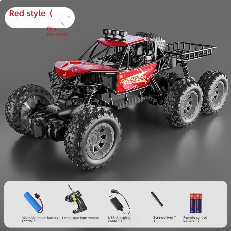 Children's Toy Remote Control Off-Road Climbing Car Rechargeable High-Speed Drift Big Foot Racing Car Model Boy's Birthday Gift