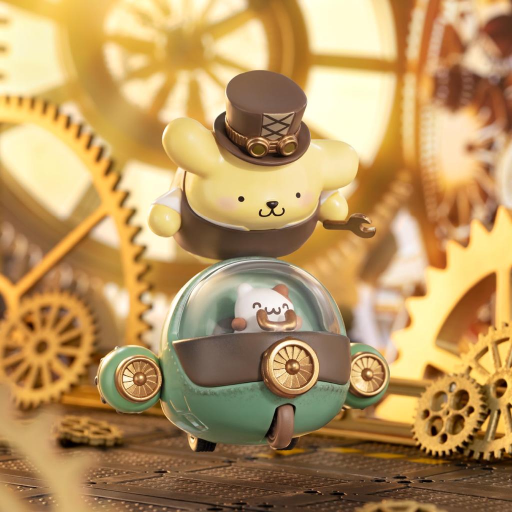 TOP TOY Sanrio Characters Steampunk Series [1 Piece] Gachapon Blind Box Figure Soft Vinyl PVC Premium Toy Birthday Gift for Kuromi Character