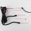 1 Pair Car LED Daytime Running Light Turn Signal Lamp For Toyota Hilux Revo 2020 2021