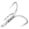 Fishing Hook ened Barbed High Strength Metal Treble Hooks Fishhook (20pcs*6#)