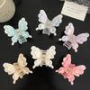 Double-Layered Butterfly Crab Barrette For Women Crab Hair Pins Accessories Anniversary Gift Ladies New Year’s Day Crab Clip