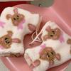 1 Pair Cartoon Scooter Mittens Children's Balance Car Gloves Warm and Soft Hand Gloves for Outdoor Sports Activities