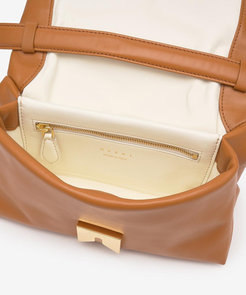 Marni Prisma Small Shoulder Bag - Biscuit / Sbmp0122Uop529800W78