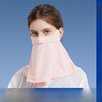 XKZ43 Ice Silk Mask: UV & Dust Protection Shawl for Summer Driving & Riding, Breathable & Comfortable