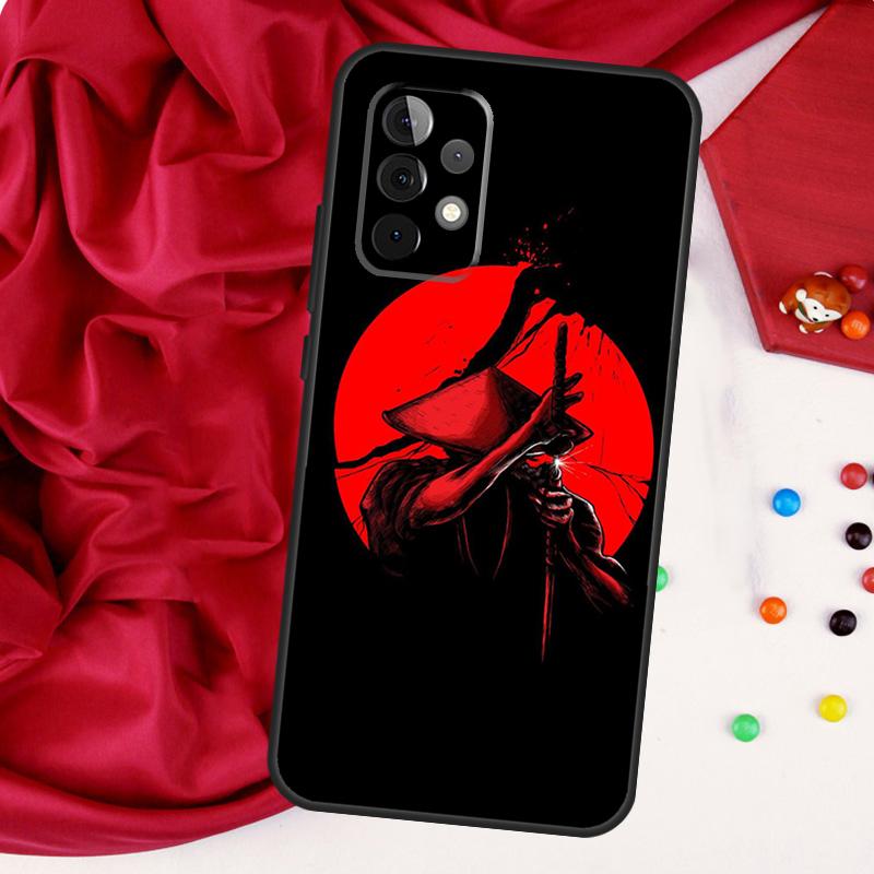 Japan Samurai Ninja For Samsung Galaxy A52 A32 A22 A54 A14 A16 A26 A36 A56 A55 A35 A05 A06 A15 A53 A33 A13 Case
