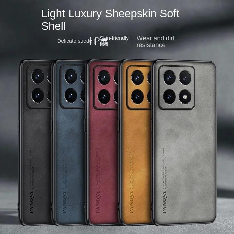 Case For Xiaomi 14T 13TPro 15Ultra Luxury Leather TPU Back Cover 15 15spro civi5pro Simple Shockproof Bumper MIX 2 3 4 Funda