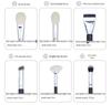 Luxury 25-Piece Professional Makeup Brush Set with Animal Hair for Makeup Artists