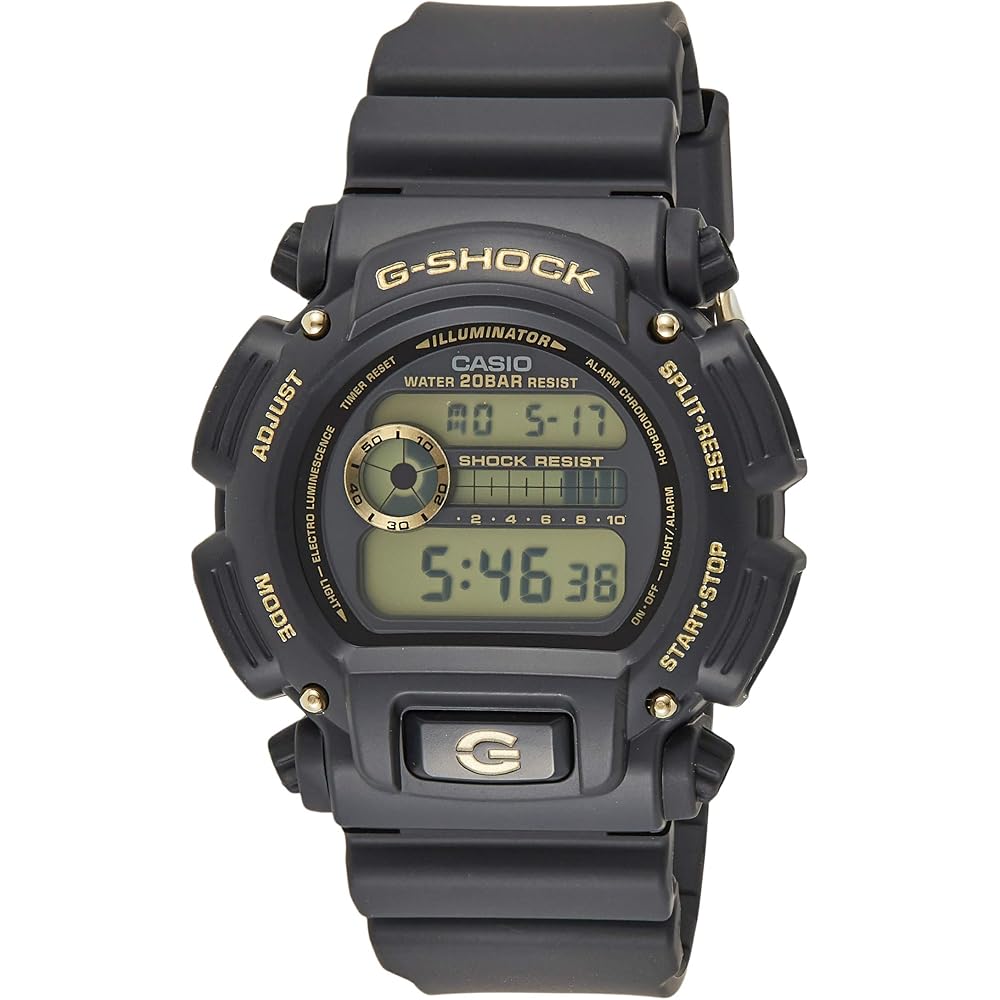 Casio G-Shock DW-9052GBX-1A9 Digital Watch Black Resin Strap Water Resistant