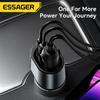 Essager 120W USB C Car Charger with 85W Car Lighter Port Fast Car Charger Adapter for iPhone 15 MacBook Xiaomi Laptop