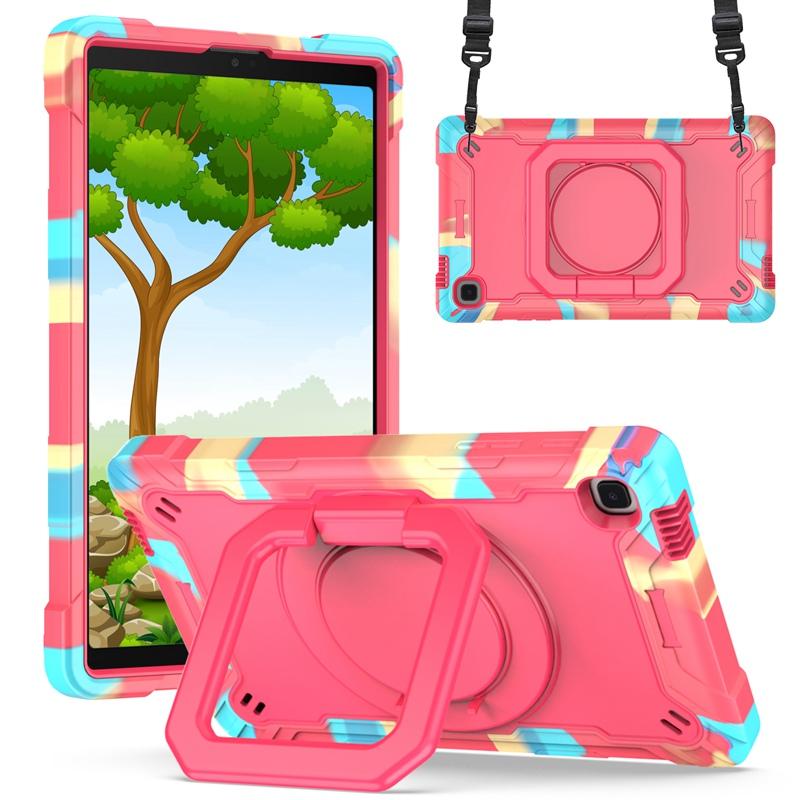 Tablet Cases Case For Samsung T220 T225 8.7 Inch Hand Ring Stand Kids Cover For Samsung Galaxy Tab A7 Lite 8.7 2021 Sm-t220 Sm-t225 Fundas