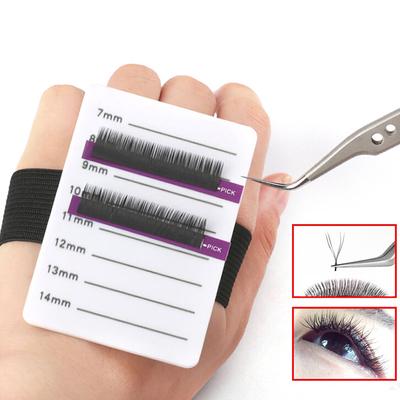 1Xacrylic Adhesive Eyelash Extension False Eyelash Hand Strap Pallet Holder Tool
