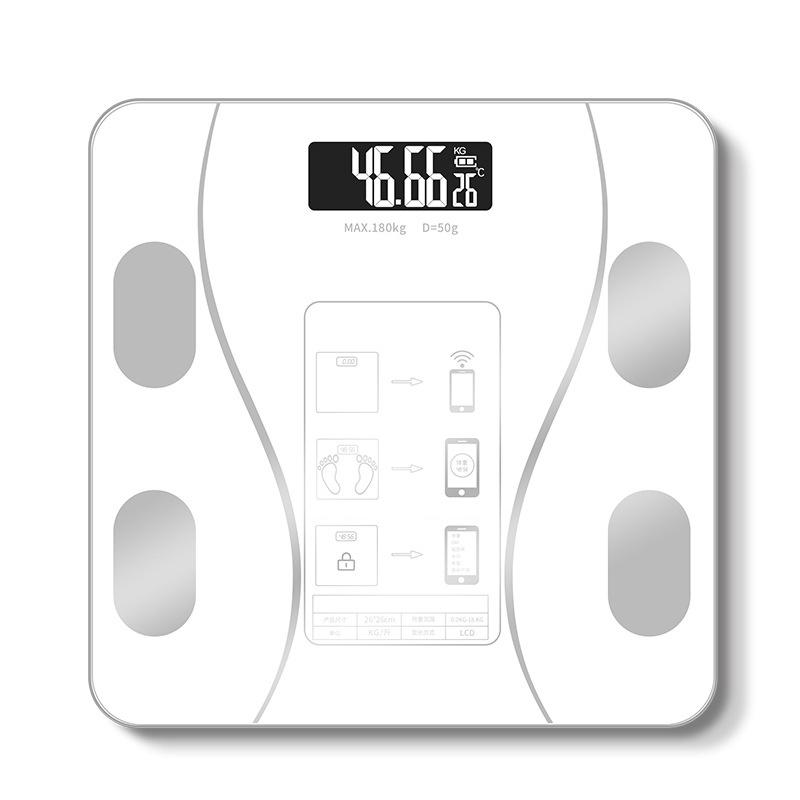 Smart Scale for Body Weight Digital Bathroom Scale Bluetooth Body Fat Scale Body Analyzer with Smart APP Sync Weigh Height Fat