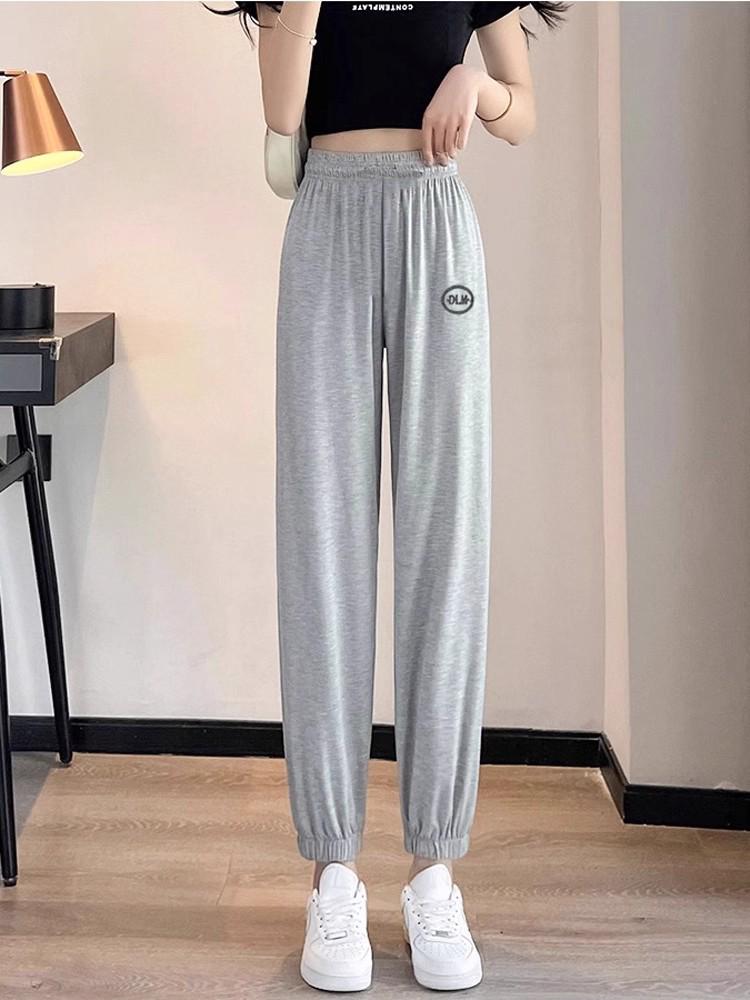 Girls' Autumn 2025 Sweatpants: New Fashionable, Loose-Fit, Long Sports Pants for Big Kids