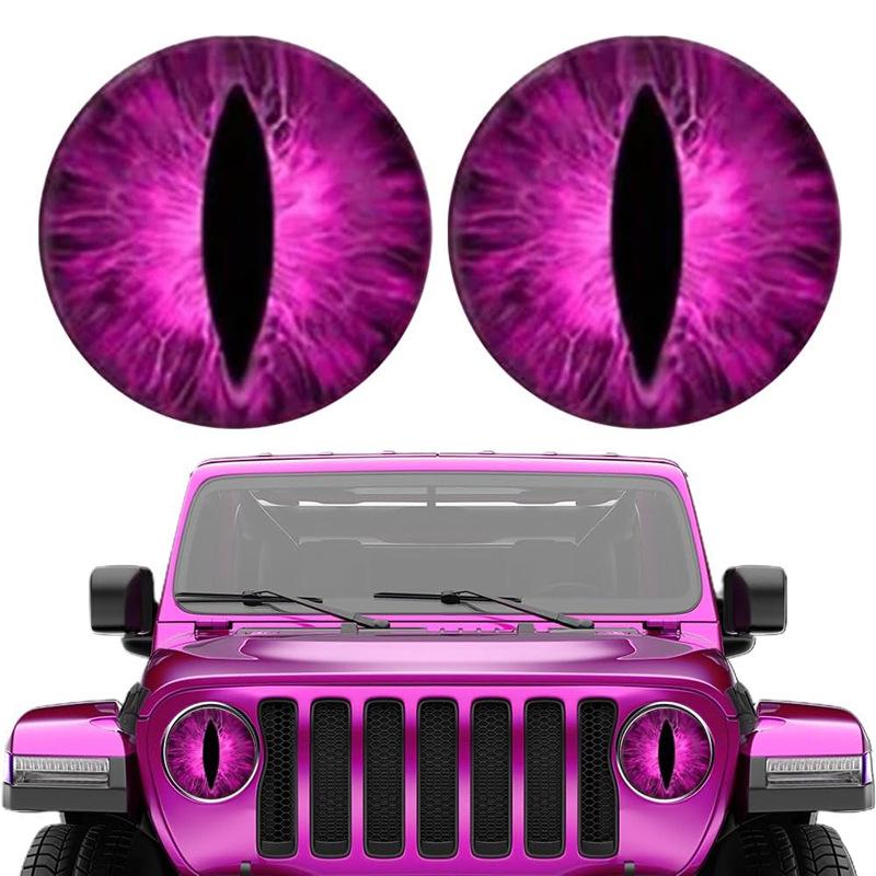 Beast Eye Wrangler Scheinwerferaufkleber - Transparente Autoaufkleber
