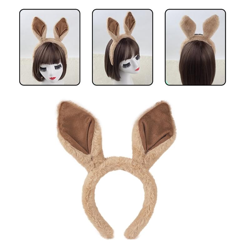 Fashion Animal Ear Headbands Plush Cosplay Accessories Cartoon Headpieces For Kids And Adults Birthday Theme Party