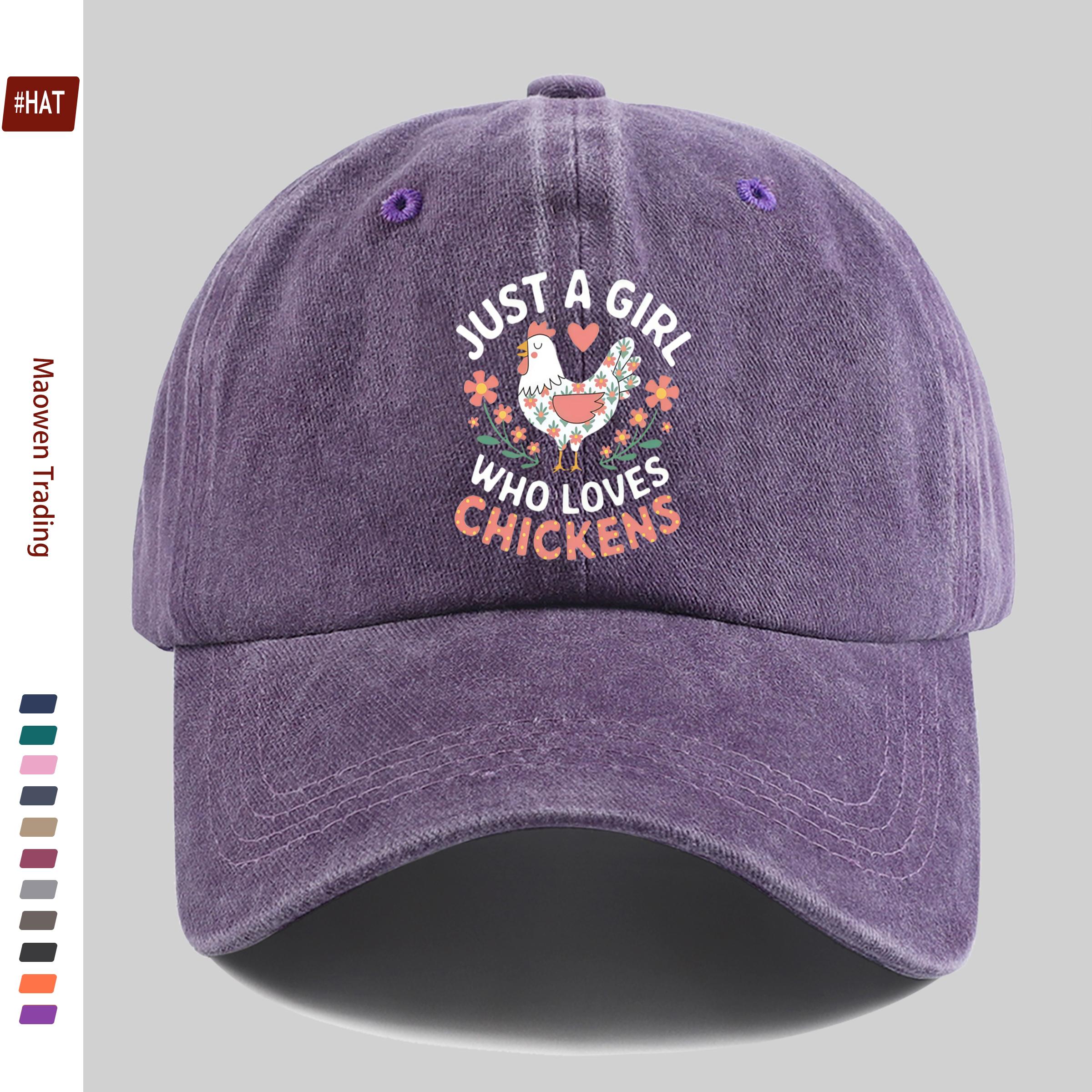 pc ChickenThemed Printed Decorative Hat Casual Comfortable and Lightweight Baseball Cap with Adjustable Strap Papa Hat Am 1pc
