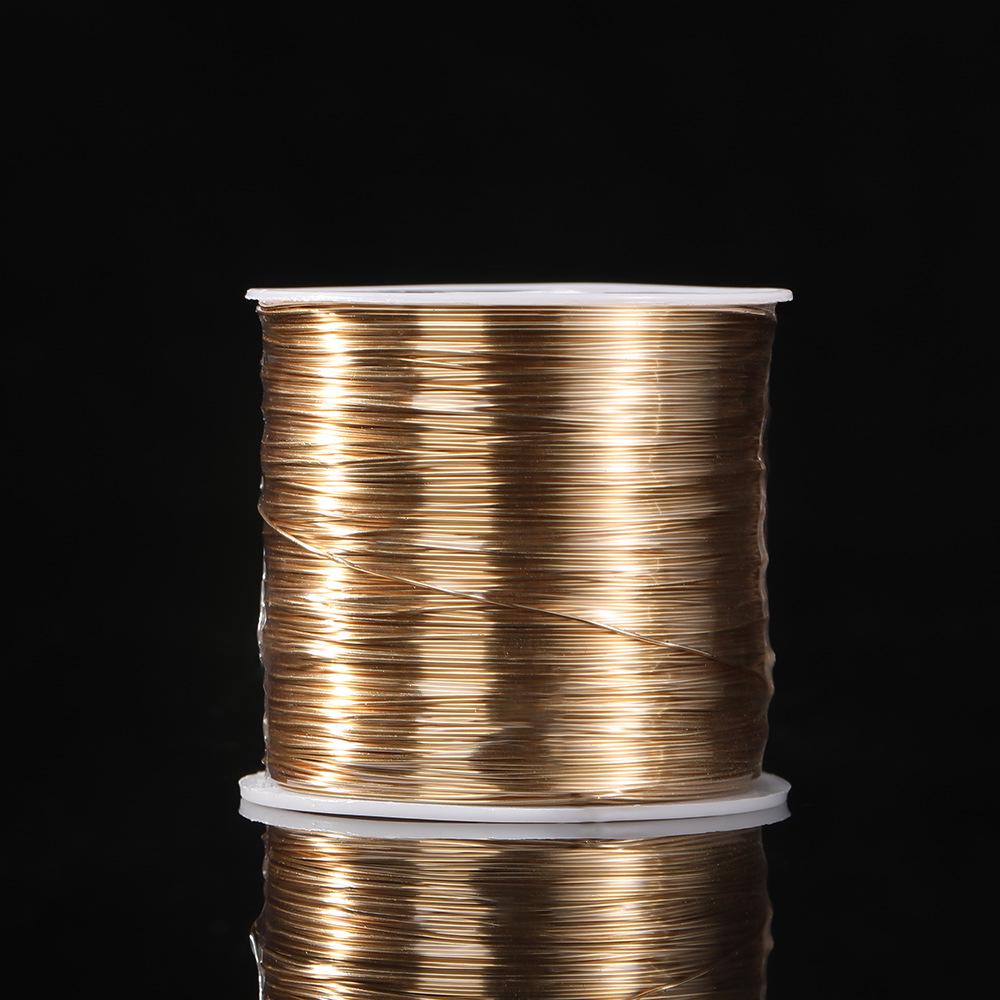 

Медная проволока с сохранением цвета для изготовления украшений своими руками - Модный, прочный материал для бисероплетения и плетения браслетов Diameter 0.3mm (100m/roll) коричневый