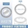 ACROPIX Drain Plug Gasket Aluminum Alloy 94109-20000 20mm Crush Washer Seal Fits Honda Acura 15 Sets