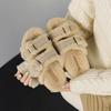 Design sense niche Mao Mao slippers women's outer wear 2025 spring and summer new French retro soft bottom casual Boken slippers