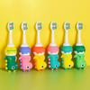 1-10Y Clean Toothbrush Cartoon Dinosaur Multiple Colour Deep Cleaning Food Grade Kids Toothbrush for Home