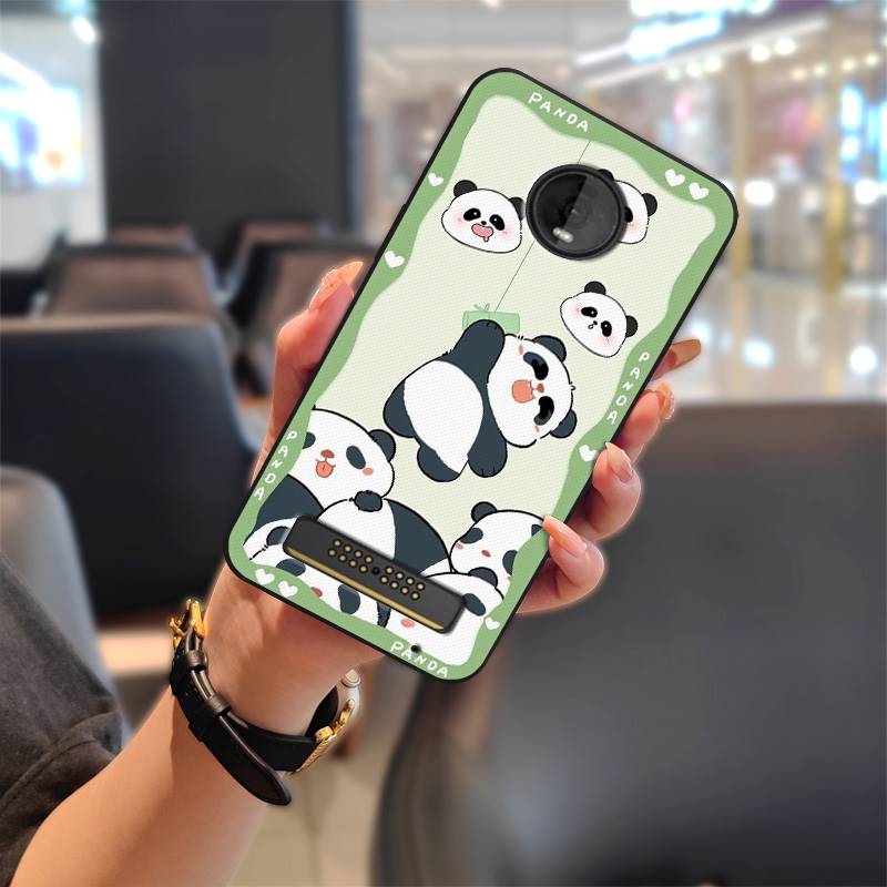 Cover TPU Phone Case For MOTO Z4 Play Fashion Design Anti-dust Cartoon Silicone Dirt-resistant Waterproof Full wrap Cute