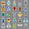 51 Insect Graffiti Stickers Cartoon Hand-drawn Decorative Laptop Mobile Phone Case Water Cup Stickers