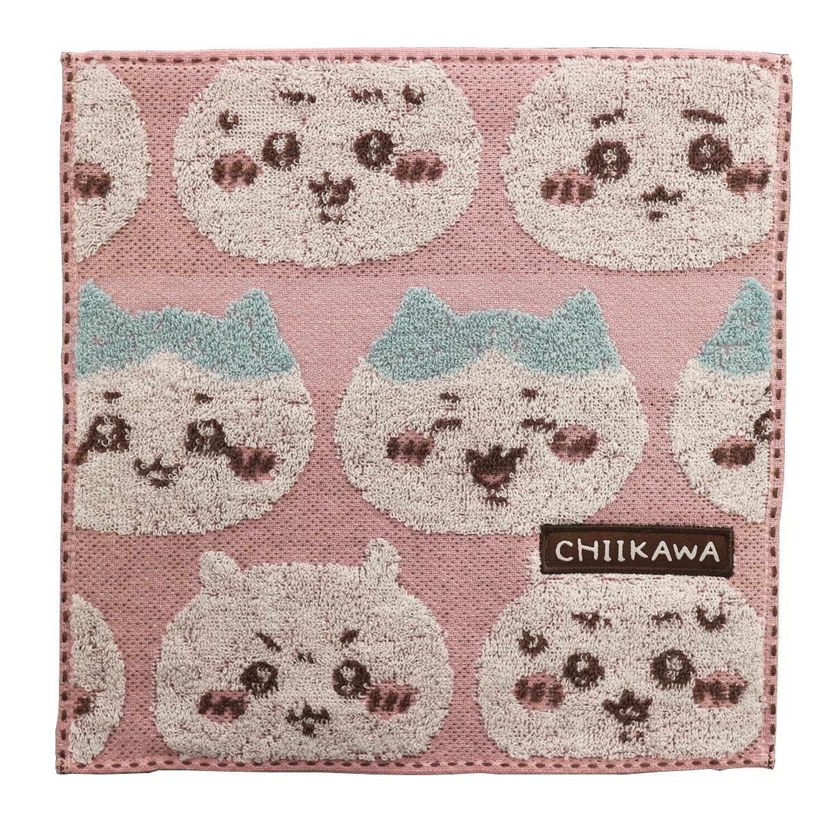 Marushin Chiikawa Mini Towel Chiikawa Handkerchief Character Antibacterial and Odor Perfect Gift for 0775017900 Lineup. Design, 100% Cotton,