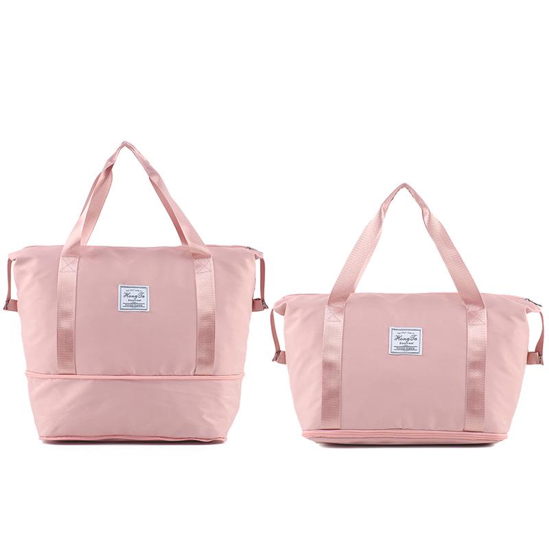 Women's Portable Travel Bag: Lightweight, Large-Capacity Sports & Fitness Bag for Short Trips