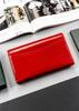 Women's Leather Wallet PTN D19-NGV-7612 Red