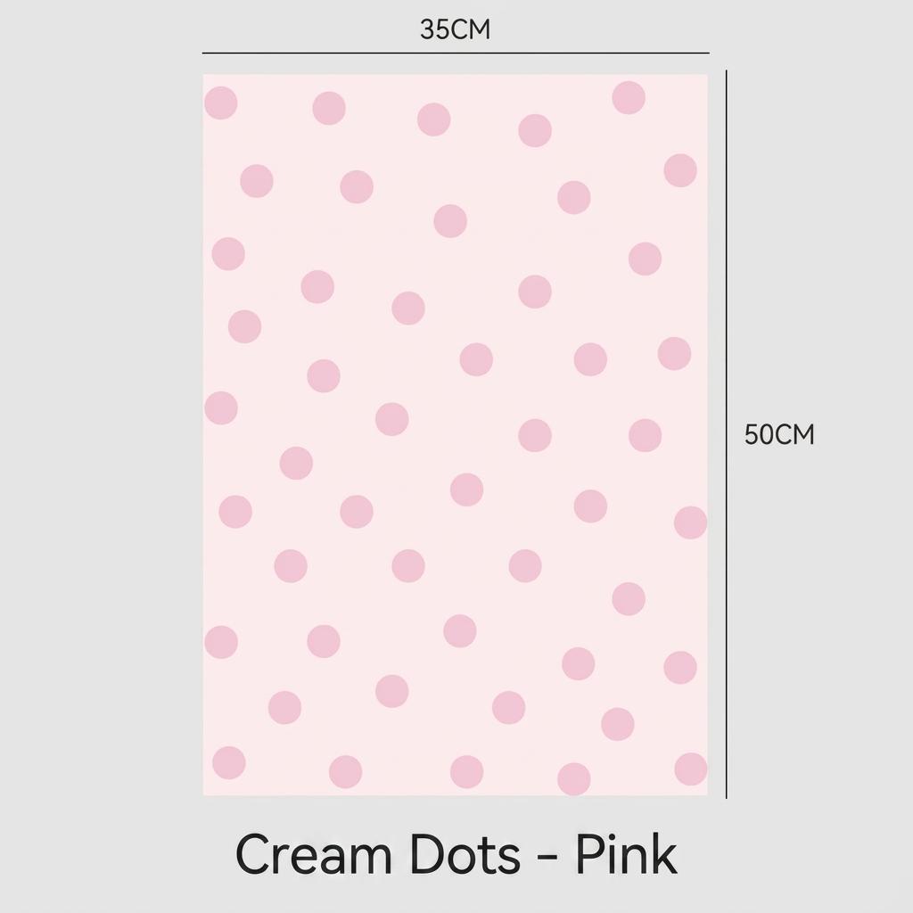 Thicken Plastic Creative Wrapping Pack Round Dot Flower Sheet Waterproof Bouquet Art Paper Aesthetic Holiday Present Packs