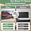 TV Stand Legs Base For Hisense 50 55 58 60 65 Inch Smart LED TV Tabletop TV Feet Stand Legs For Hisense 50H55E 55E3G