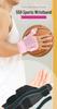Double Thumb Support Breathable Sports Wristband with Velcro Compression