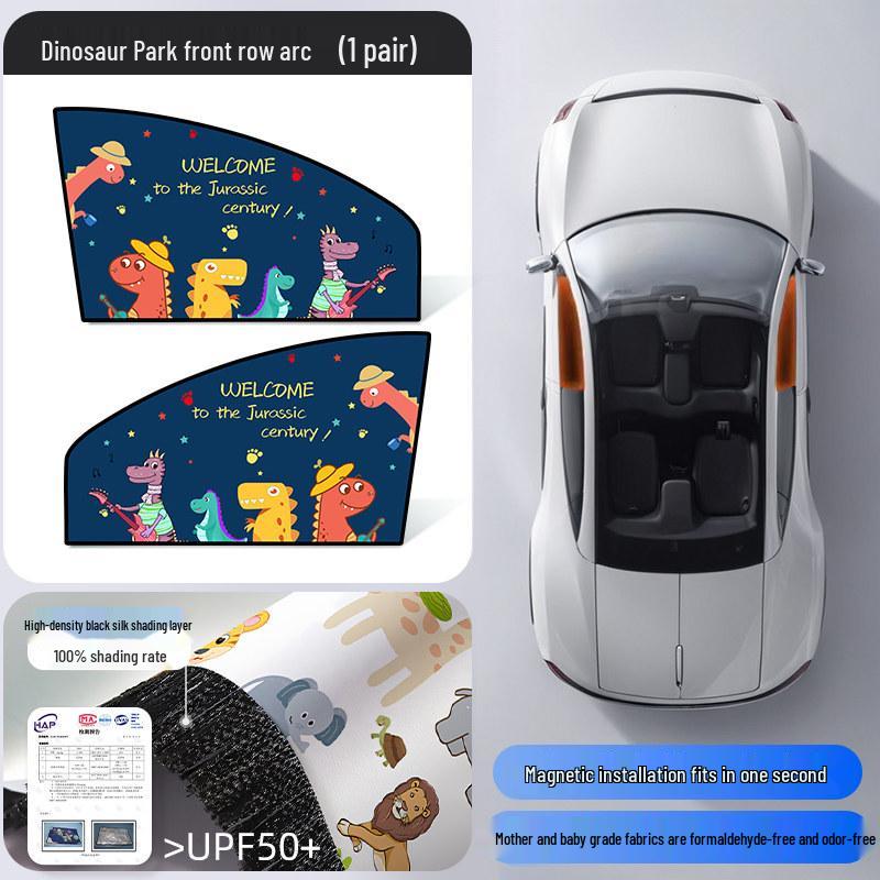 Magnetic Car Sunshade Curtain for Baby - Side Window Sun Blocker & Privacy Protector