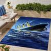 1pc Titanic1 Design Area Rug - Non-Slip, Soft & Cozy Floor Mat for Living Room, Bedroom, Office - Indoor/Outdoor Decorative Carpet
